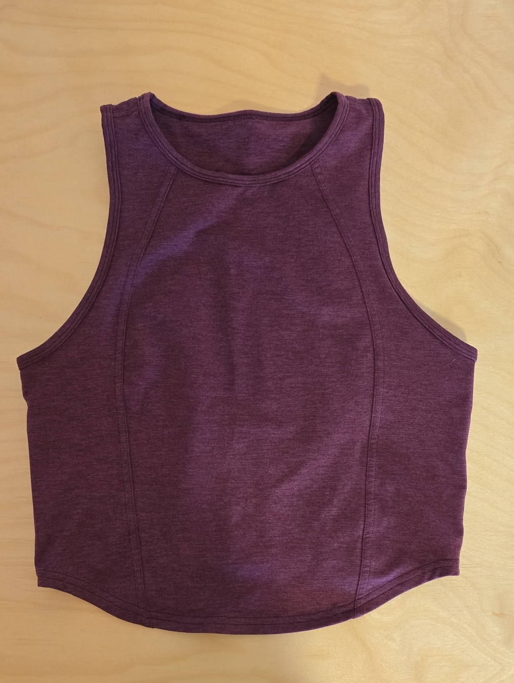 lululemon athletica Plum Racerback Crop Tank